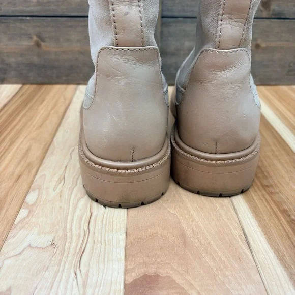 Women's Beige Ankle Boots - Picture 6 of 16